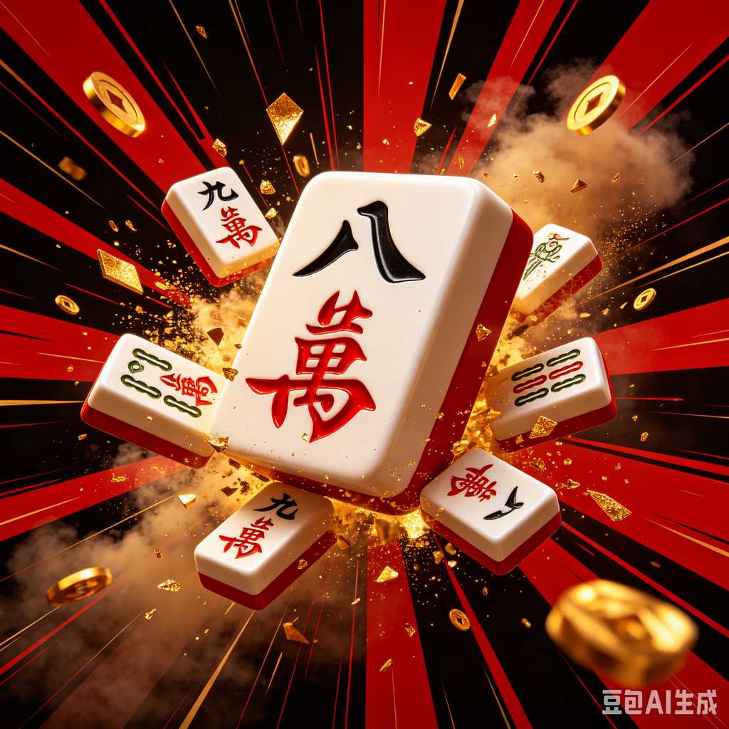 carved pattern mahjong set